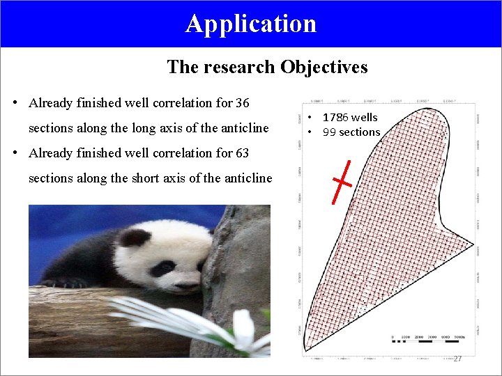 Application The research Objectives • Already finished well correlation for 36 sections along the