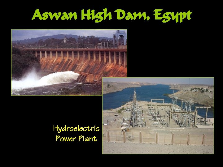 Aswan High Dam, Egypt Hydroelectric Power Plant 