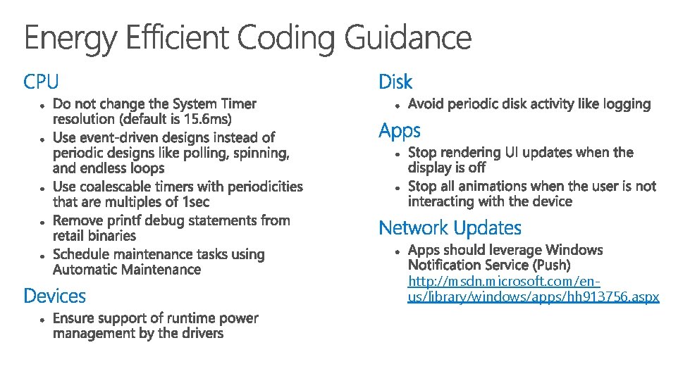 http: //msdn. microsoft. com/enus/library/windows/apps/hh 913756. aspx 