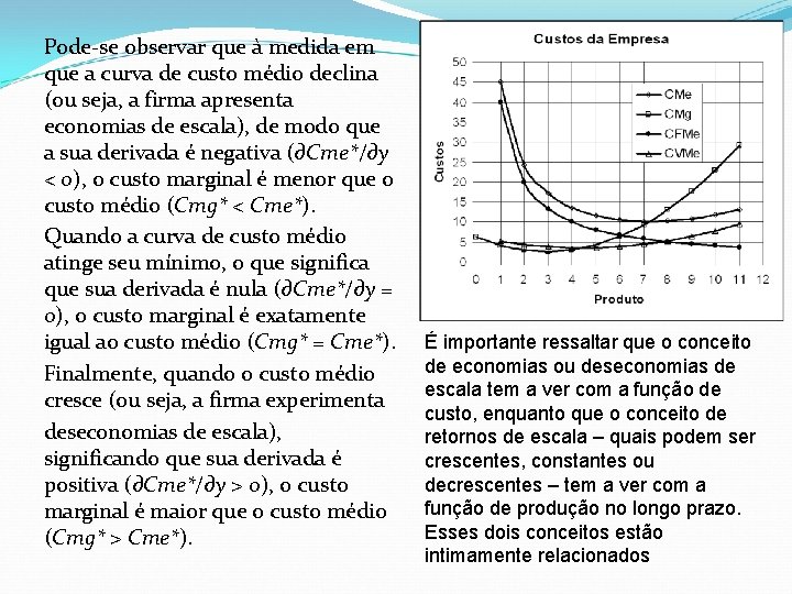 Captulo 6 Teoria dos custos de produo Comportamento