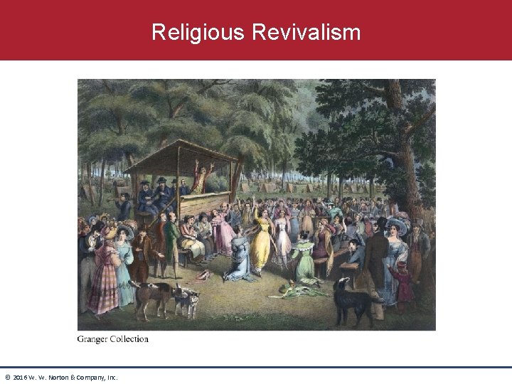 Religious Revivalism © 2016 W. W. Norton & Company, Inc. Religious Revivalism © 2016 W. W. Norton & Company, Inc.