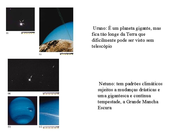 Urano: É um planeta gigante, mas fica tão longe da Terra que dificilmente pode