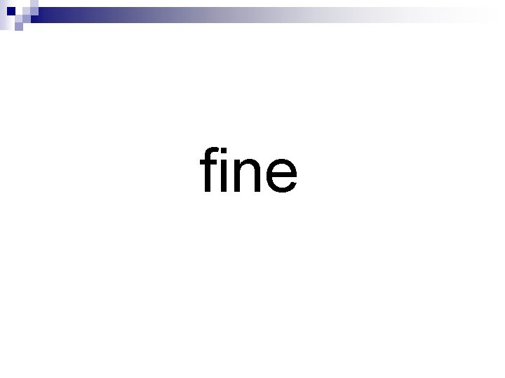 fine 