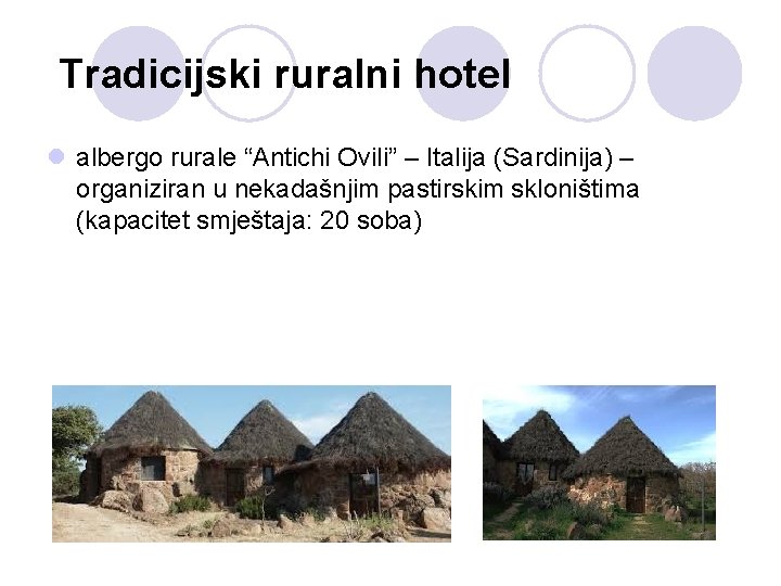  Tradicijski ruralni hotel l albergo rurale “Antichi Ovili” – Italija (Sardinija) – organiziran