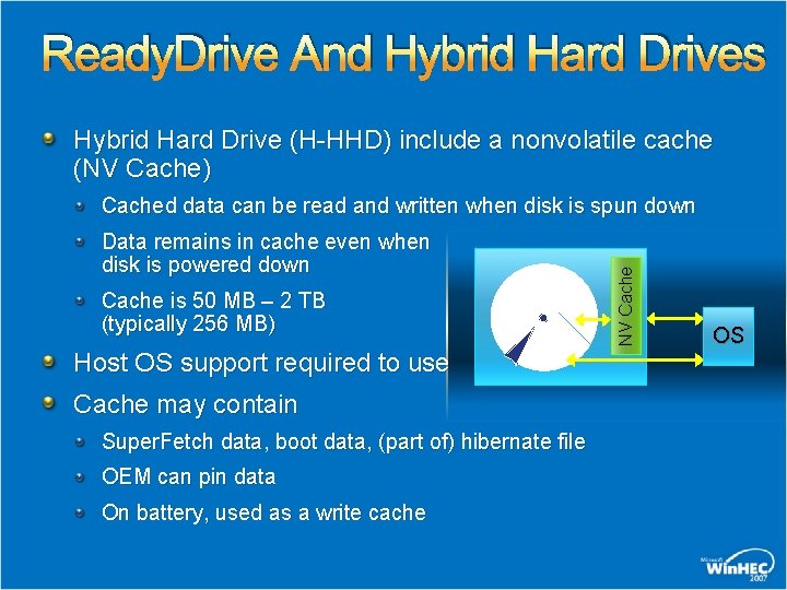 Ready. Drive And Hybrid Hard Drives Hybrid Hard Drive (H-HHD) include a nonvolatile cache