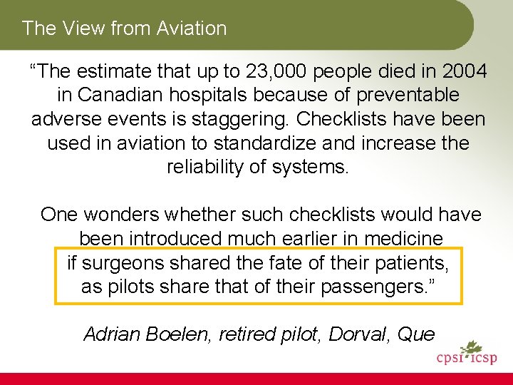 The View from Aviation “The estimate that up to 23, 000 people died in