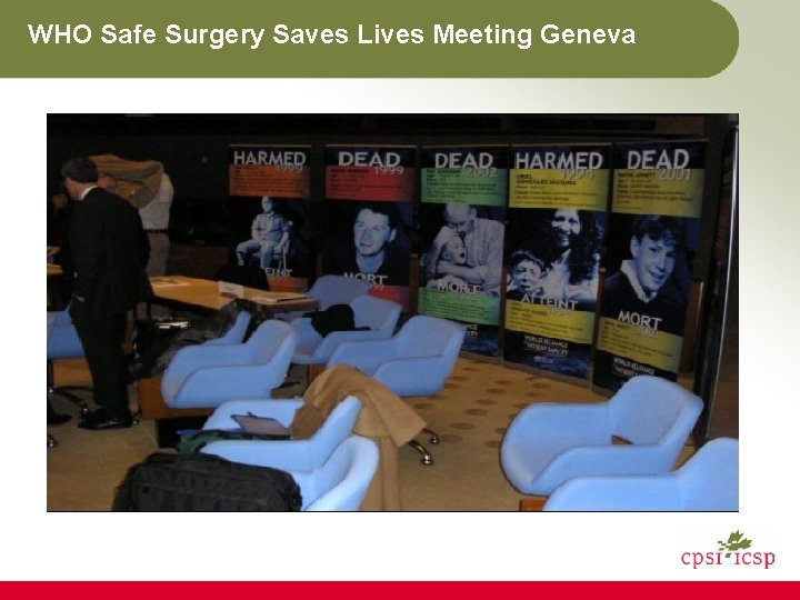 WHO Safe Surgery Saves Lives Meeting Geneva 