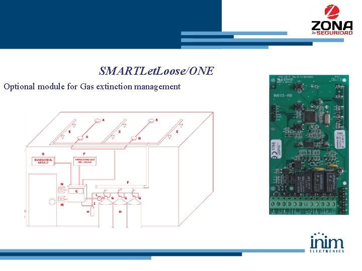 SMARTLet. Loose/ONE Optional module for Gas extinction management 