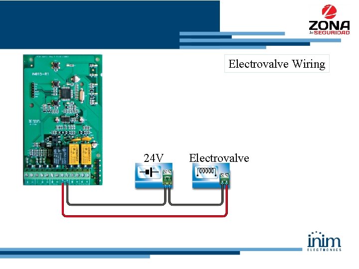 Electrovalve Wiring 24 V Electrovalve 