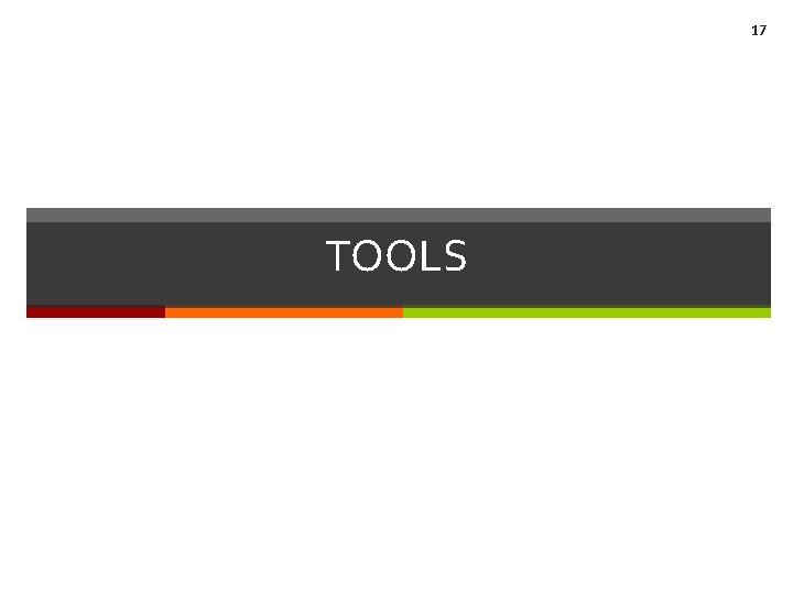 17 TOOLS 