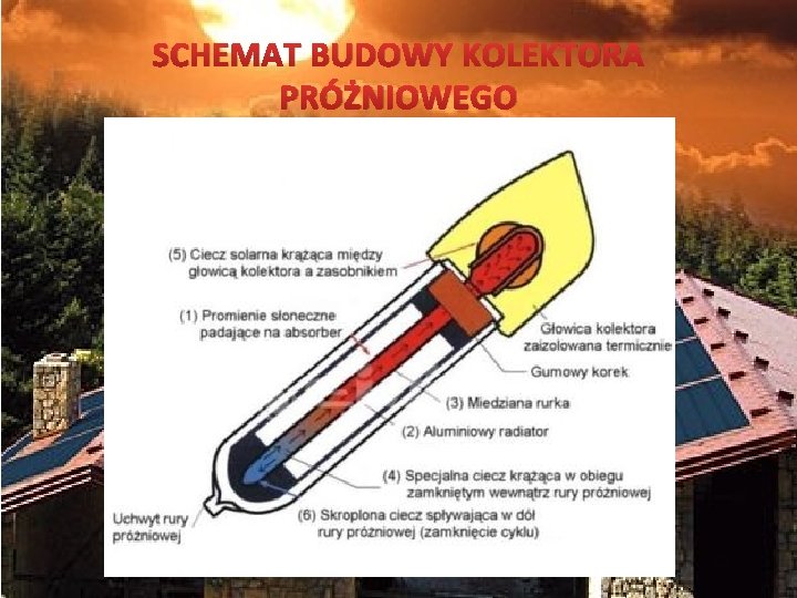 SCHEMAT BUDOWY KOLEKTORA PRÓŻNIOWEGO 