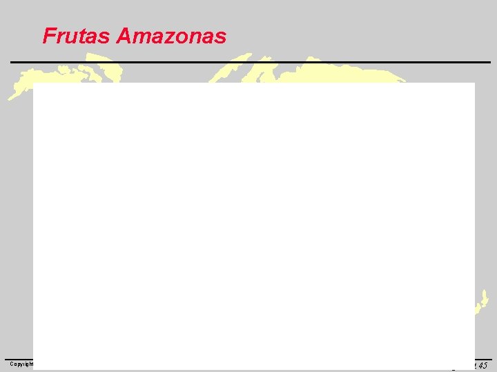 Frutas Amazonas Copyright © 2000 Ian H. Giddy International Financial Management 45 