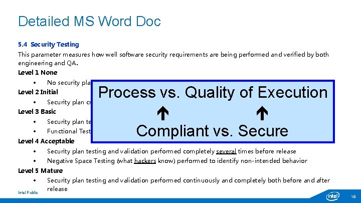 Detailed MS Word Doc 5. 4 Security Testing This parameter measures how well software Detailed MS Word Doc 5. 4 Security Testing This parameter measures how well software