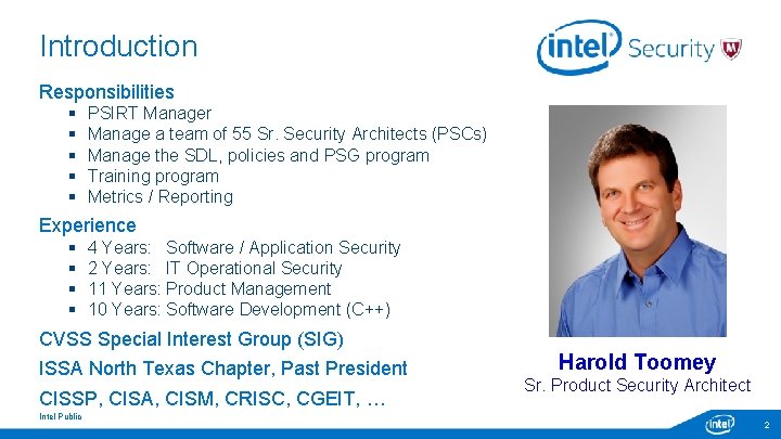 Intels Product Security Maturity Model Psmm 19 Nov