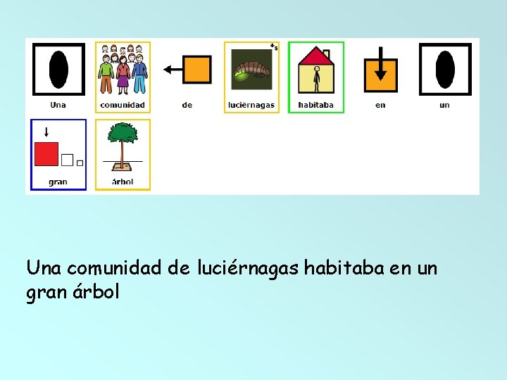 Una comunidad de luciérnagas habitaba en un gran árbol 