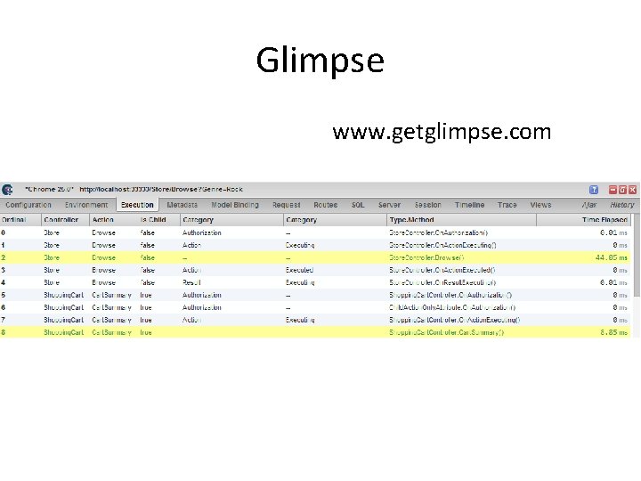 Glimpse www. getglimpse. com Glimpse www. getglimpse. com
