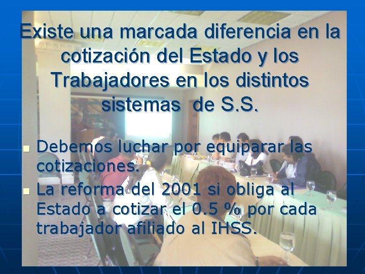 Existe una marcada diferencia en la cotización del Estado y los Trabajadores en los