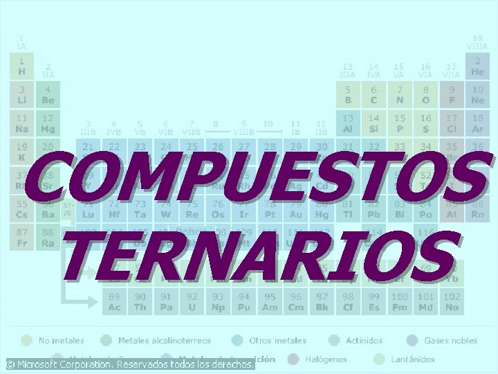 COMPUESTOS TERNARIOS 