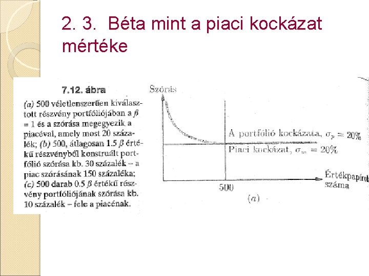 2. 3. Béta mint a piaci kockázat mértéke 