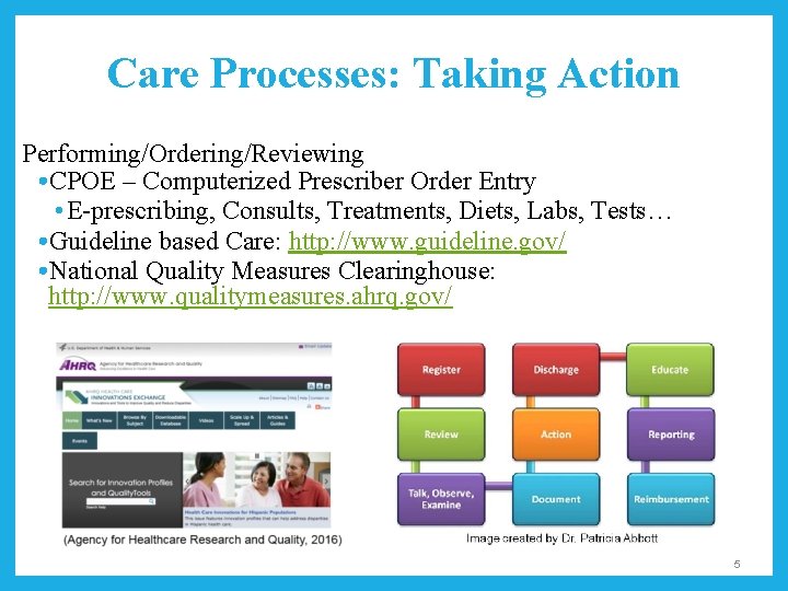 Care Processes: Taking Action Performing/Ordering/Reviewing • CPOE – Computerized Prescriber Order Entry • E-prescribing, Care Processes: Taking Action Performing/Ordering/Reviewing • CPOE – Computerized Prescriber Order Entry • E-prescribing,
