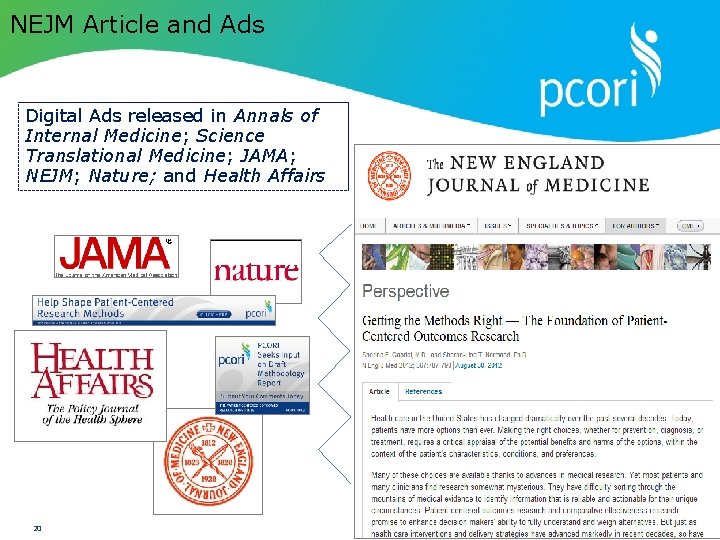 NEJM Article and Ads Digital Ads released in Annals of Internal Medicine; Science Translational