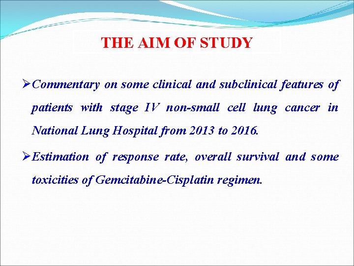 THE AIM OF STUDY ØCommentary on some clinical and subclinical features of patients with THE AIM OF STUDY ØCommentary on some clinical and subclinical features of patients with