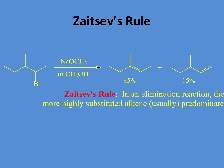 Zaitsev’s Rule 