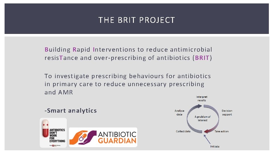 THE BRIT PROJECT Building Rapid Interventions to reduce antimicrobial resis. Tance and over-prescribing of THE BRIT PROJECT Building Rapid Interventions to reduce antimicrobial resis. Tance and over-prescribing of