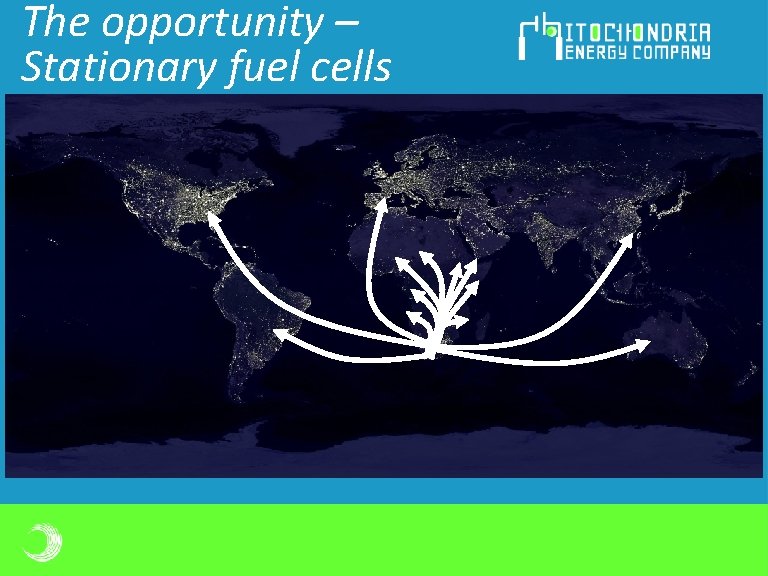 The opportunity – Stationary fuel cells The opportunity – Stationary fuel cells