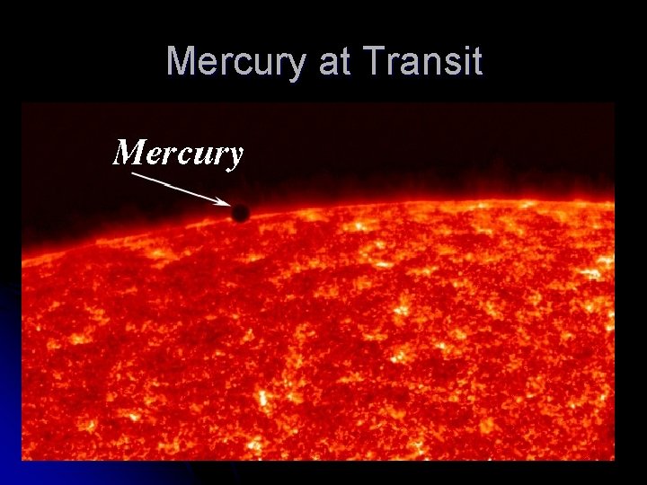 Mercury at Transit 