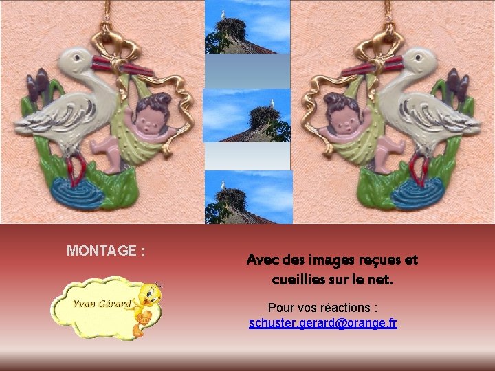 MONTAGE : Avec des images reçues et cueillies sur le net. Pour vos réactions