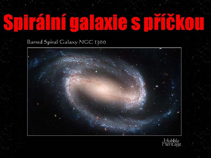 Spirální galaxie s příčkou 