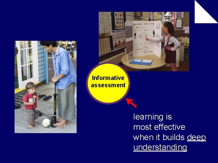 Informative assessment learning is most effective when it builds deep understanding 