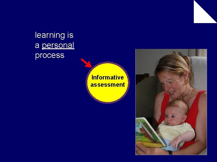 learning is a personal process Informative assessment 