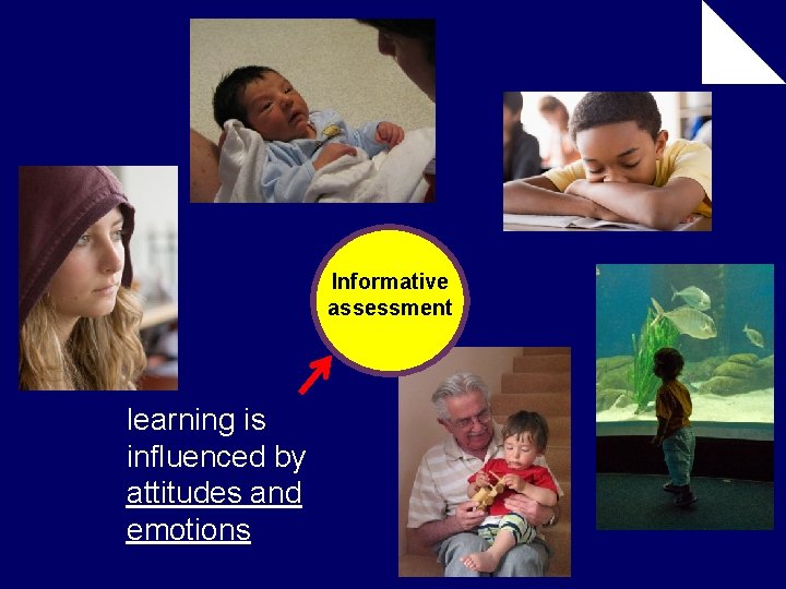 Informative assessment learning is influenced by attitudes and emotions 