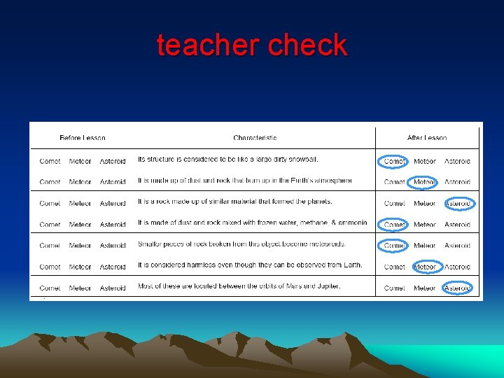 teacher check 