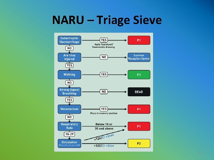 NARU – Triage Sieve 21 