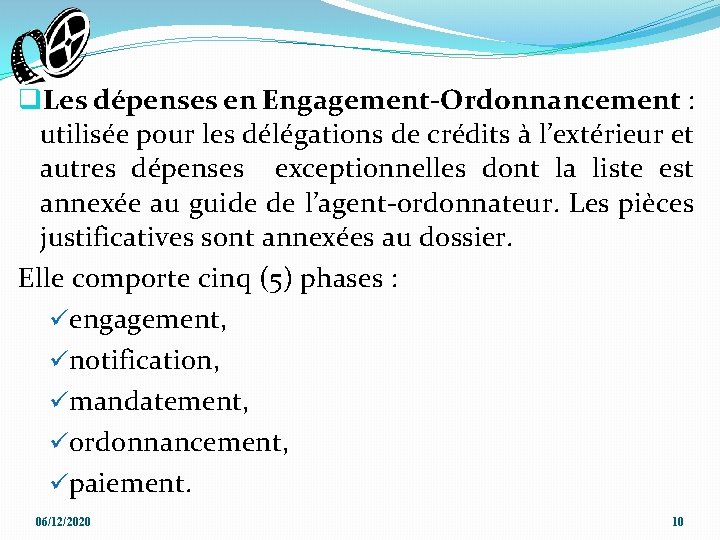 q. Les dépenses en Engagement-Ordonnancement : utilisée pour les délégations de crédits à l’extérieur q. Les dépenses en Engagement-Ordonnancement : utilisée pour les délégations de crédits à l’extérieur