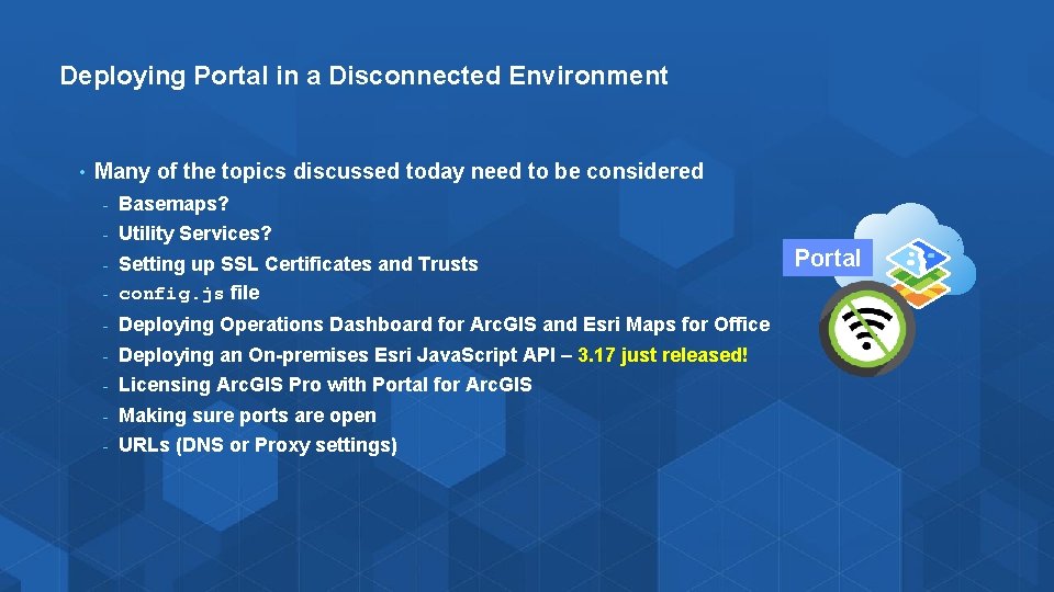 Portal For Arc Gis Administration Bill Major And