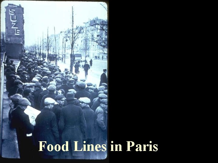 Food Lines in Paris 