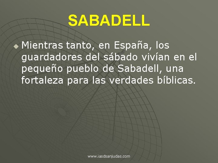 SABADELL u Mientras tanto, en España, los guardadores del sábado vivían en el pequeño