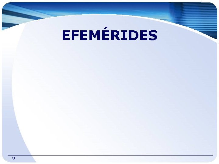 EFEMÉRIDES 3 