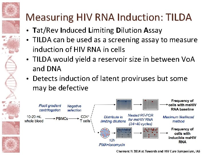 Measuring HIV RNA Induction: TILDA Tat/Rev Induced Limiting Dilution Assay TILDA can be used