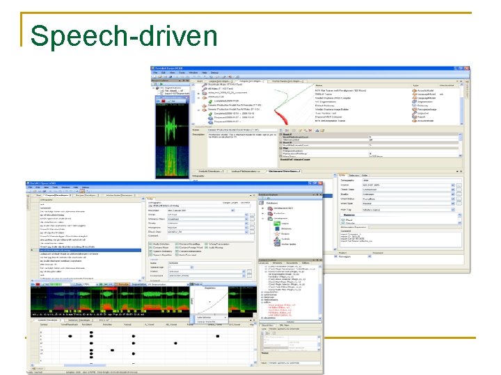 Speech-driven 