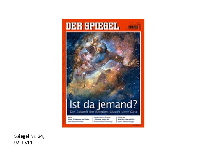 Spiegel Nr. 24, 07. 06. 14 