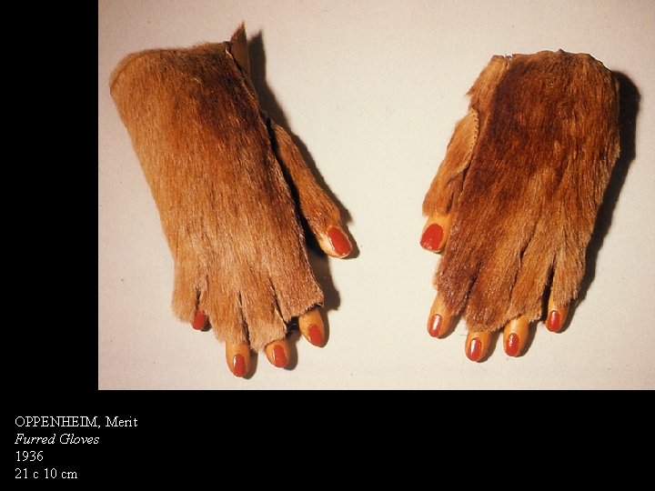 OPPENHEIM, Merit Furred Gloves 1936 21 c 10 cm 