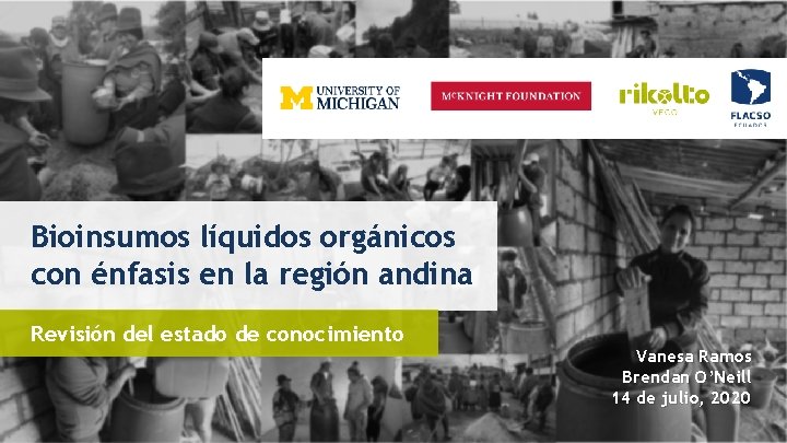 Bioinsumos líquidos orgánicos con énfasis en la región andina Revisión del estado de conocimiento