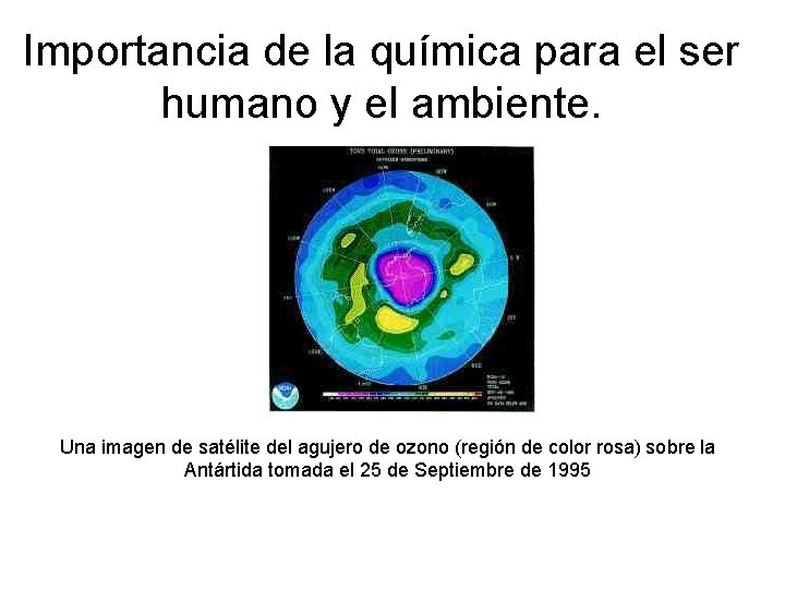 Importancia de la química para el ser humano y el ambiente. Una imagen de