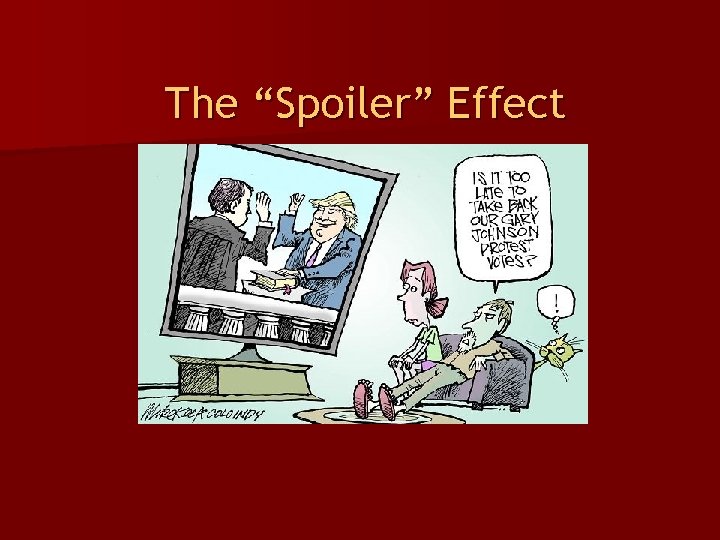 The “Spoiler” Effect 