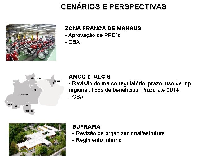 CENÁRIOS E PERSPECTIVAS ZONA FRANCA DE MANAUS - Aprovação de PPB´s - CBA AMOC